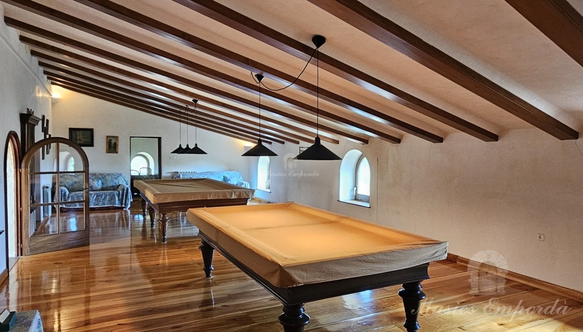 Buhardilla de la masía principal. 