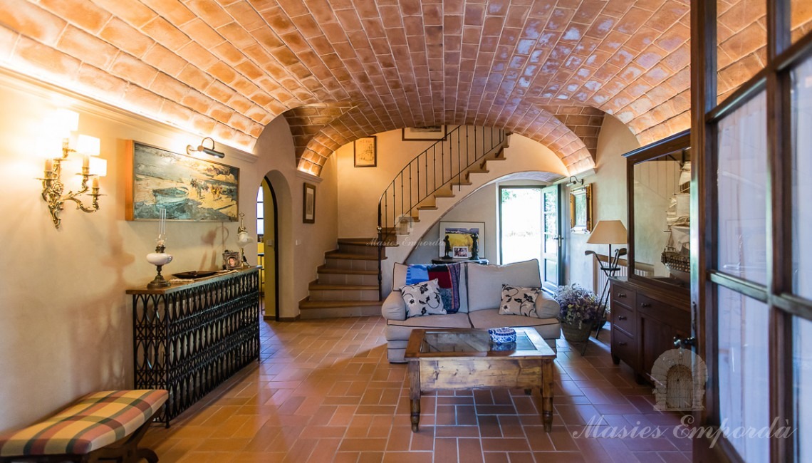 Hall d'entrada a la casa