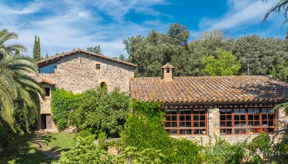 Fachada del anexo a la masía 