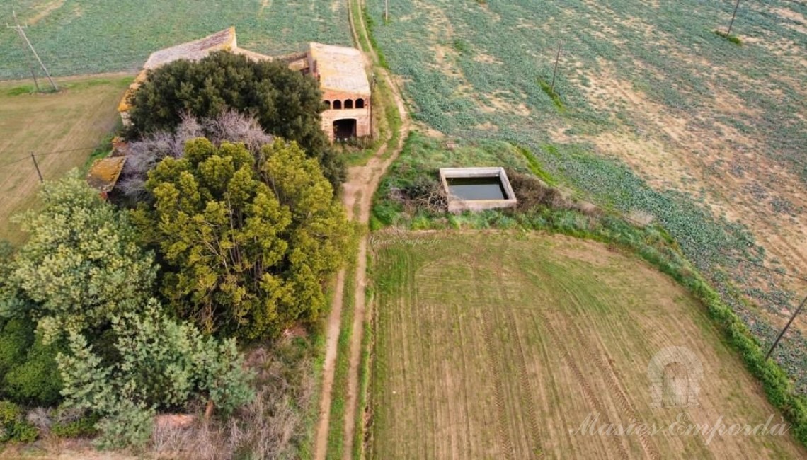 Vista aèria de la masia