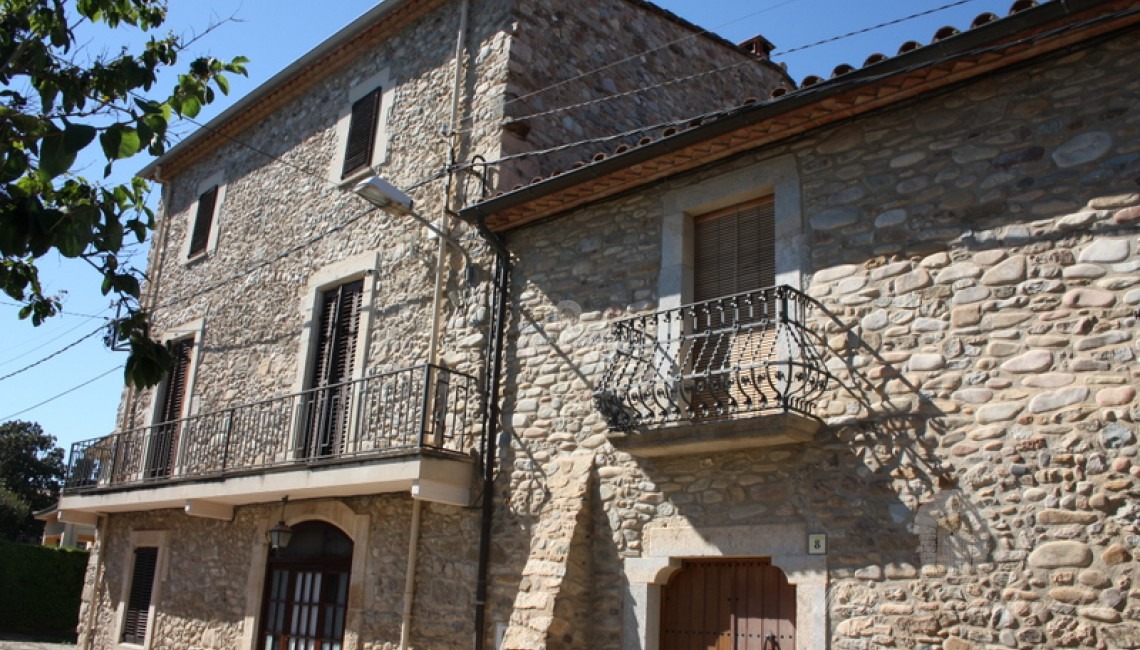 Fachada principal de la casa 