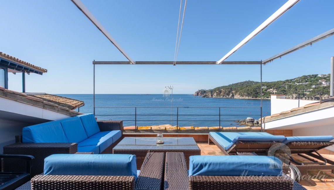 Terraza con vistas al mar 