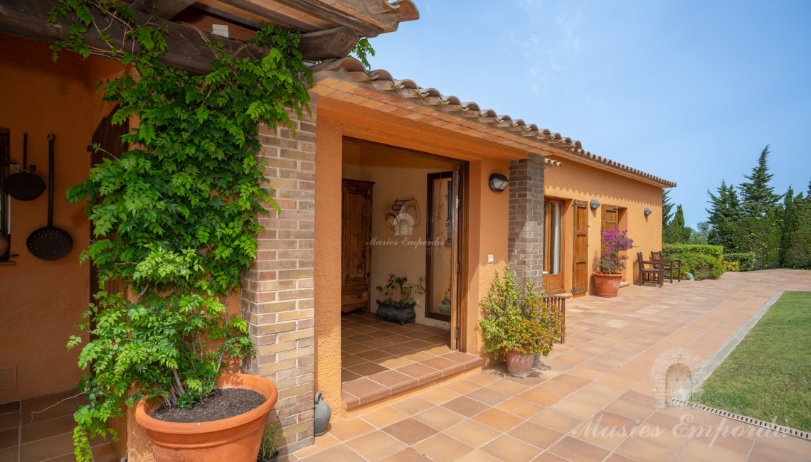 Vista de l'entrada casa