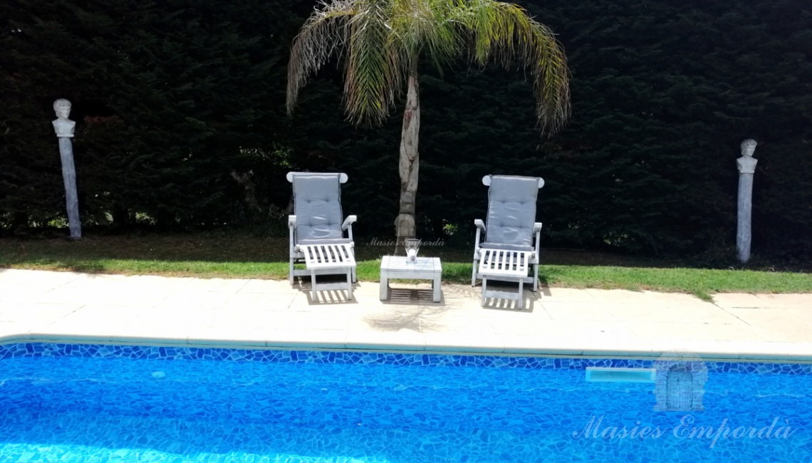 Detall de la piscina