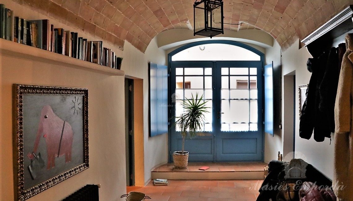 Hall d'entrada a la casa