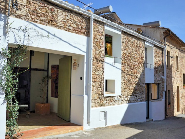 Fachada de la casa 