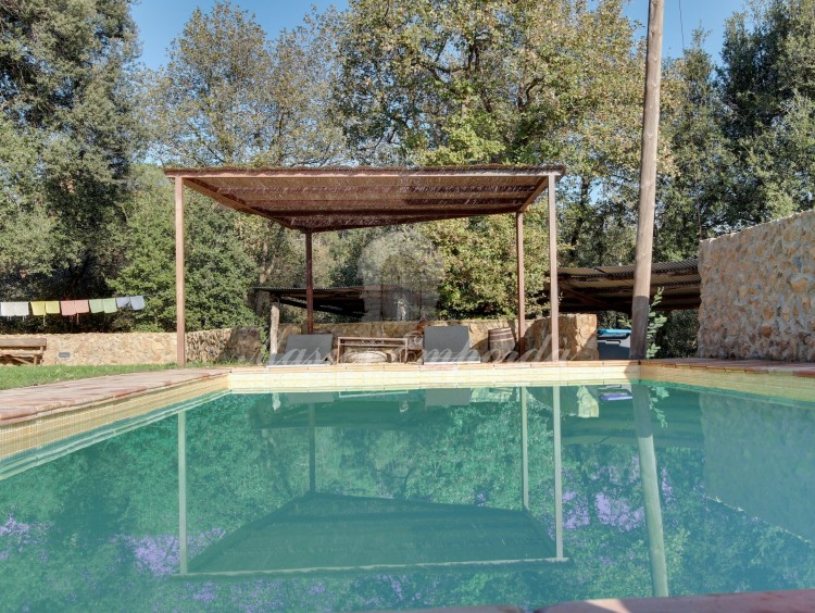 Porxo de la zona de la piscina