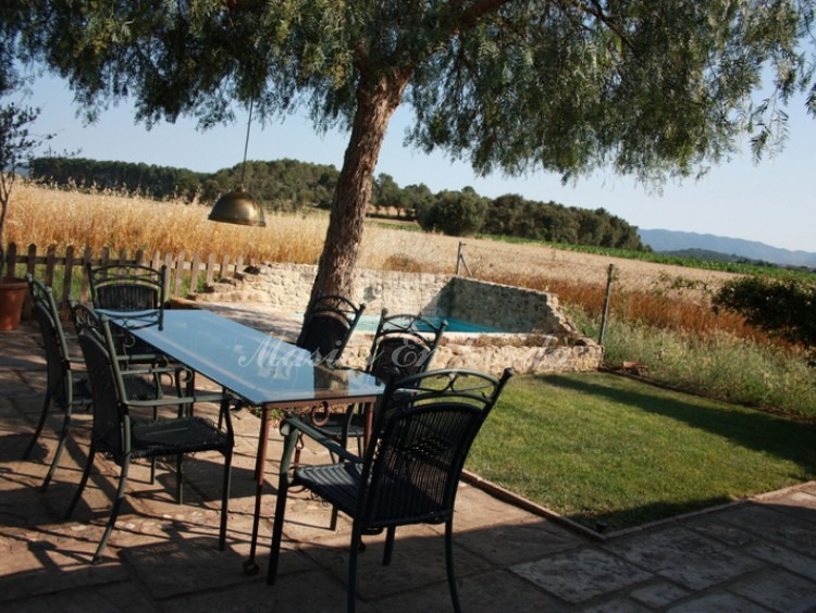Terraza del anexo de la vivienda de invitados Terraza del anexo de la vivienda de invitados