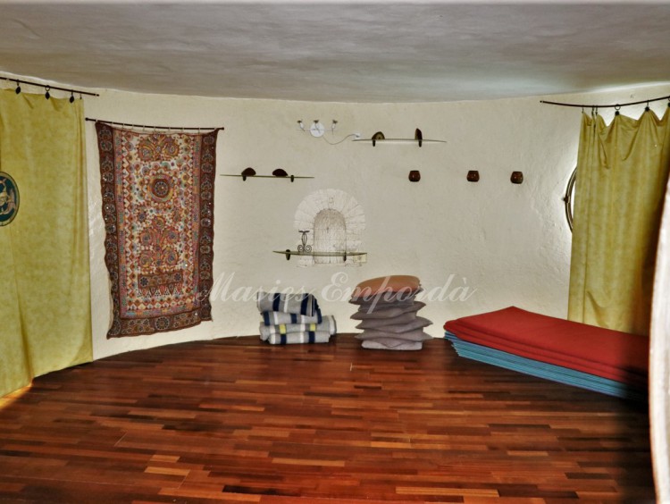 Interior de la sala de meditació
