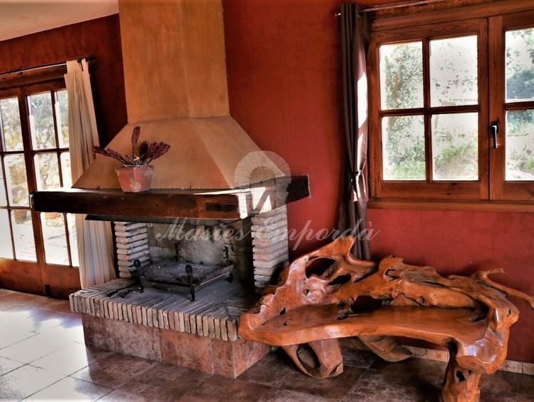 Detalle de la chimenea
